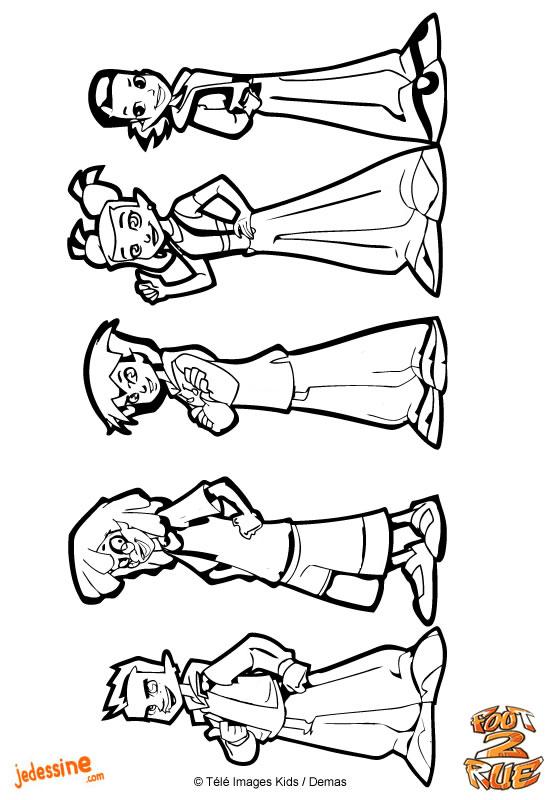 Coloriage A Imprimer Foot De Rue