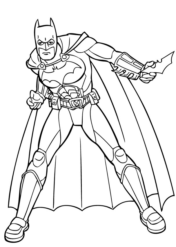 Coloriage Superman Et Batman