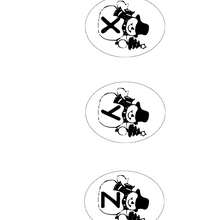 Lettres X � Z - Coloriage - Coloriage FETES - Coloriage NOEL - Coloriage LETTRES ALPHABET NOEL