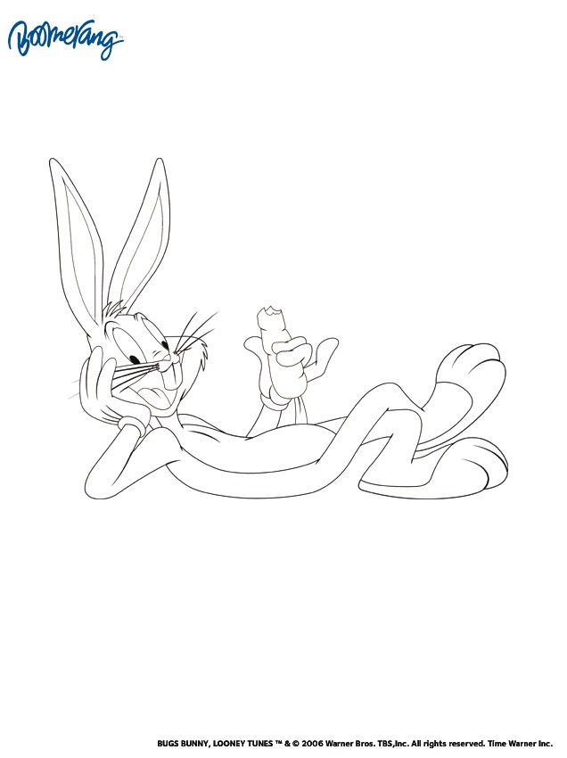 coloriage de bugs bunny