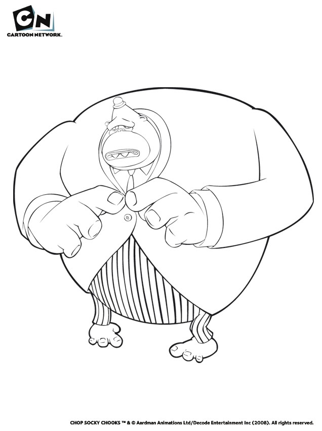 Coloriages de Chop Socky Chooks