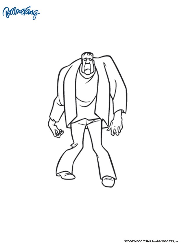 Coloriages coloriage de frankenstein fr hellokids coloriage de frankenstein