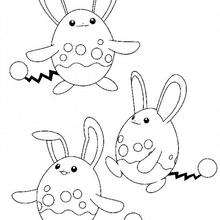 Azumaril - Coloriage - Coloriage POKEMON