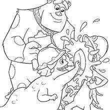 Coloriage MONSTRES ET COMPAGNIE