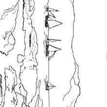 Coloriage d'un bord de mer - Coloriage - Coloriage A IMPRIMER - Coloriage de LIEUX ET BATIMENTS A IMPRIMER