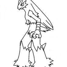 Brasigali de profil - Coloriage - Coloriage POKEMON