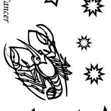 Coloriage du signe du Cancer