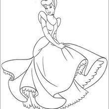 Coloriage CENDRILLON