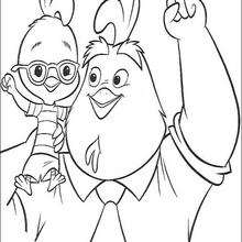 Coloriage CHICKEN LITTLE