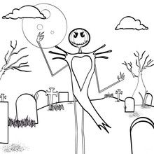 Coloriage d'un �pouvantail