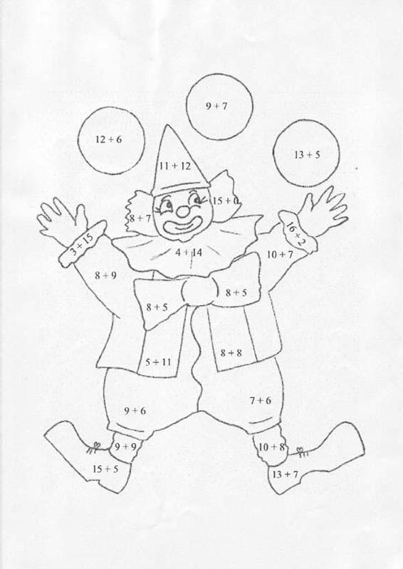 Coloriage Clown A Imprimer