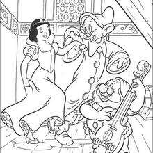 Coloriage BLANCHE-NEIGE