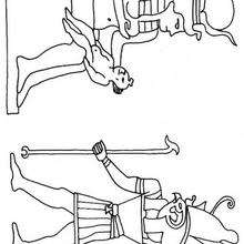 Coloriage de dieux egyptiens - Coloriage - Coloriage A IMPRIMER - Coloriage de PERSONNAGES - Coloriage de PERSONNAGES HISTORIQUES