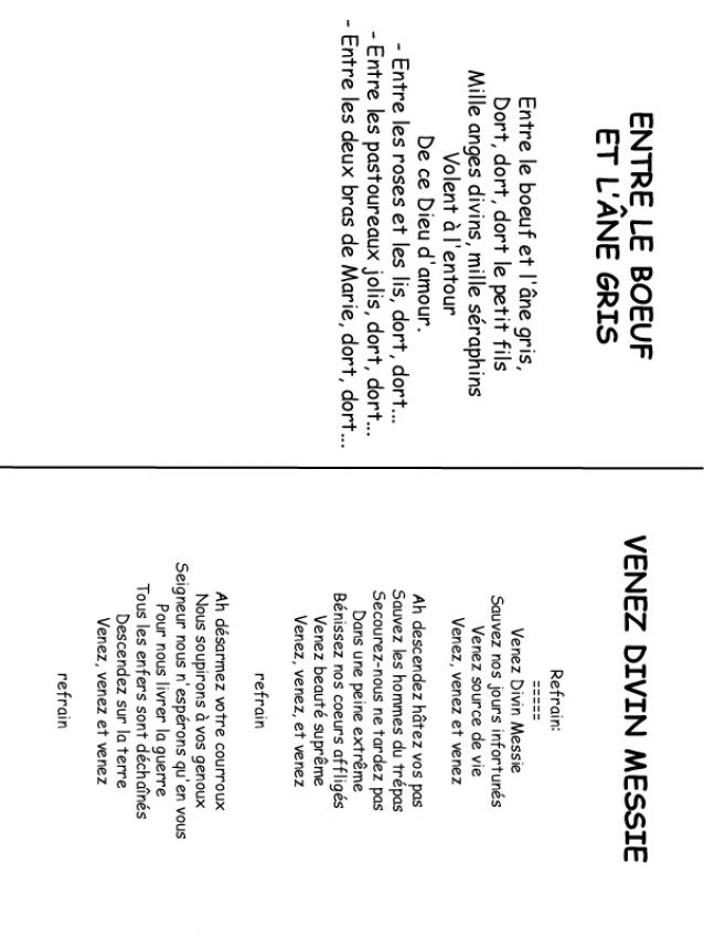 Divin Messie / Le boeuf et l'�ne gris - Musique - Chants de No�l