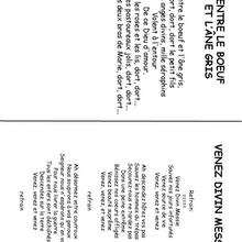 Chanson de No�l Divin Messie / Le boeuf et l'�ne gris - Musique - Chanson de No�l