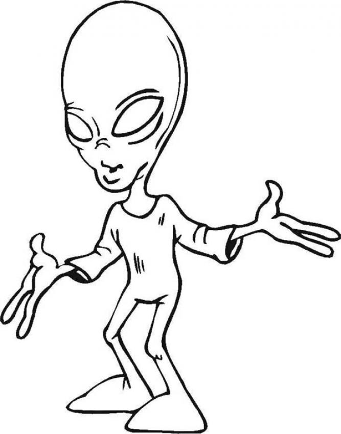 extraterrestre en dessin