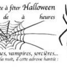 invitation � la f�te - Dessin - Dessin FETES - Dessin HALLOWEEN - Dessin CARTE INVITATION HALLOWEEN
