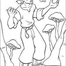 Coloriage de Jim et Morph - Coloriage - Coloriage DISNEY - Coloriage LA PLANETE AU TRESOR