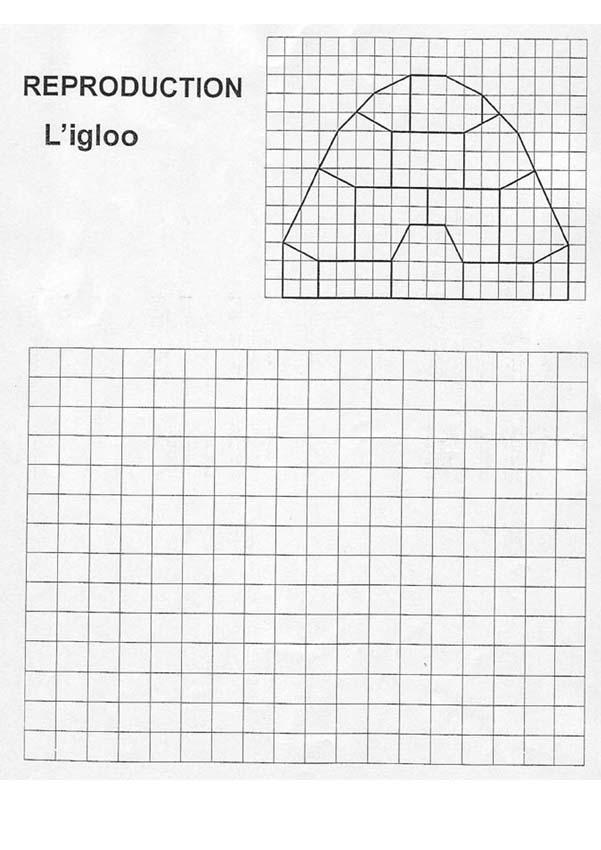 L'igloo - Jeux - Quadrillages