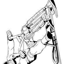 Coloriage de la moto d'Action Man