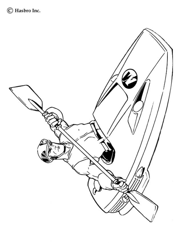 Le cano� d'Action Man - Coloriage - Coloriages de tes H�ROS PR�F�R�S - Action Man