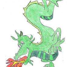 Le dragon de Thomas - Dessin - Dessin DRAGON