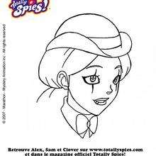 Coloriage du portrait de Miss MicMac
