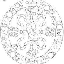 MANDALAS � colorier n�1 - Coloriage - Coloriage MANDALA - MANDALAS � colorier