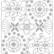 MANDALAS � colorier n�2 - Coloriage - Coloriage MANDALA - MANDALAS � colorier