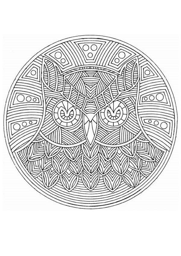 coloriage de mandala n 40