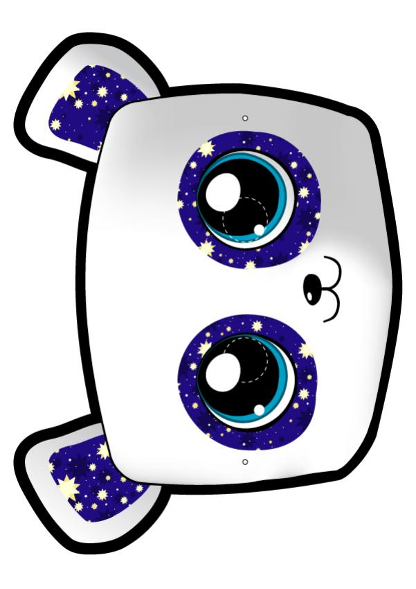 Masque Ourson - Activités - Bricolage - Masques à découper et colorier