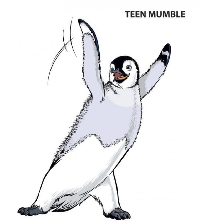 Coloriages coloriage happy feet de mumble ado