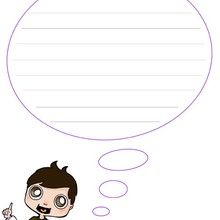 Papier � lettre : BULLES - Activit�s - Bricolage ENFANT - Bricolage pour pr�parer les f�tes ! - Kit de papeterie Jedessine - Papiers � lettres