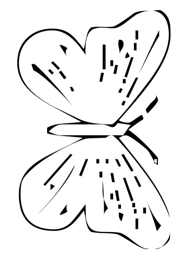 Papillon N�14 - Coloriage - Coloriage du printemps