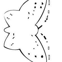 Coloriage d'un papillon N�19 - Coloriage - Coloriage ANIMAUX - Coloriage INSECTE - Coloriage PAPILLON