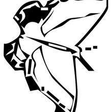 Coloriage d'un papillon N�25 - Coloriage - Coloriage ANIMAUX - Coloriage INSECTE - Coloriage PAPILLON
