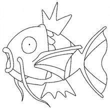 Poissiroi - Coloriage - Coloriage POKEMON