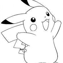 - Coloriage de Pikatchu - Coloriage - Coloriage POKEMON