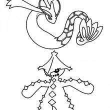 Milobellus et Cacturne - Coloriage - Coloriage POKEMON