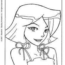 Coloriage du portrait de Clover