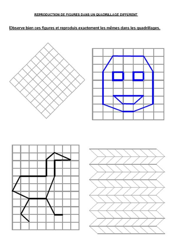Quadrillage N°2 (voir solution dans la liste) - Jeux - Quadrillages