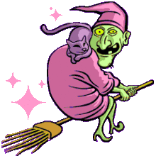 La sorci�re Grabouilla - Lecture - Po�sies pour enfants - Po�sies d'Halloween