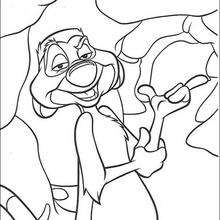 Coloriage LE ROI LION