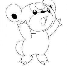 Tinours - Coloriage - Coloriage POKEMON