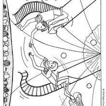 Coloriage TRAPEZISTE