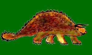 Un ankylosaure