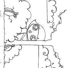 Coloriage d'une bonne surprise - Coloriage - Coloriage FETES - Coloriage PAQUES - Coloriages CARTE JOYEUSES PAQUES