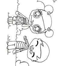 Coloriage de Vive les oeufs de p�ques ! - Coloriage - Coloriage FETES - Coloriage PAQUES - Coloriage OEUF DE PAQUES