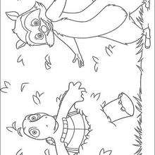 Coloriage NOS VOISINS LES HOMMES de Zamy et Verne - Coloriage - Coloriage FILMS POUR ENFANTS - Coloriage NOS VOISINS LES HOMMES - Coloriage ZAMY