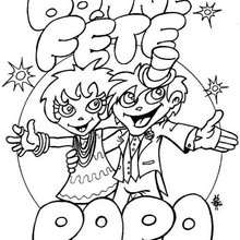 Coloriage Bonne fête papa